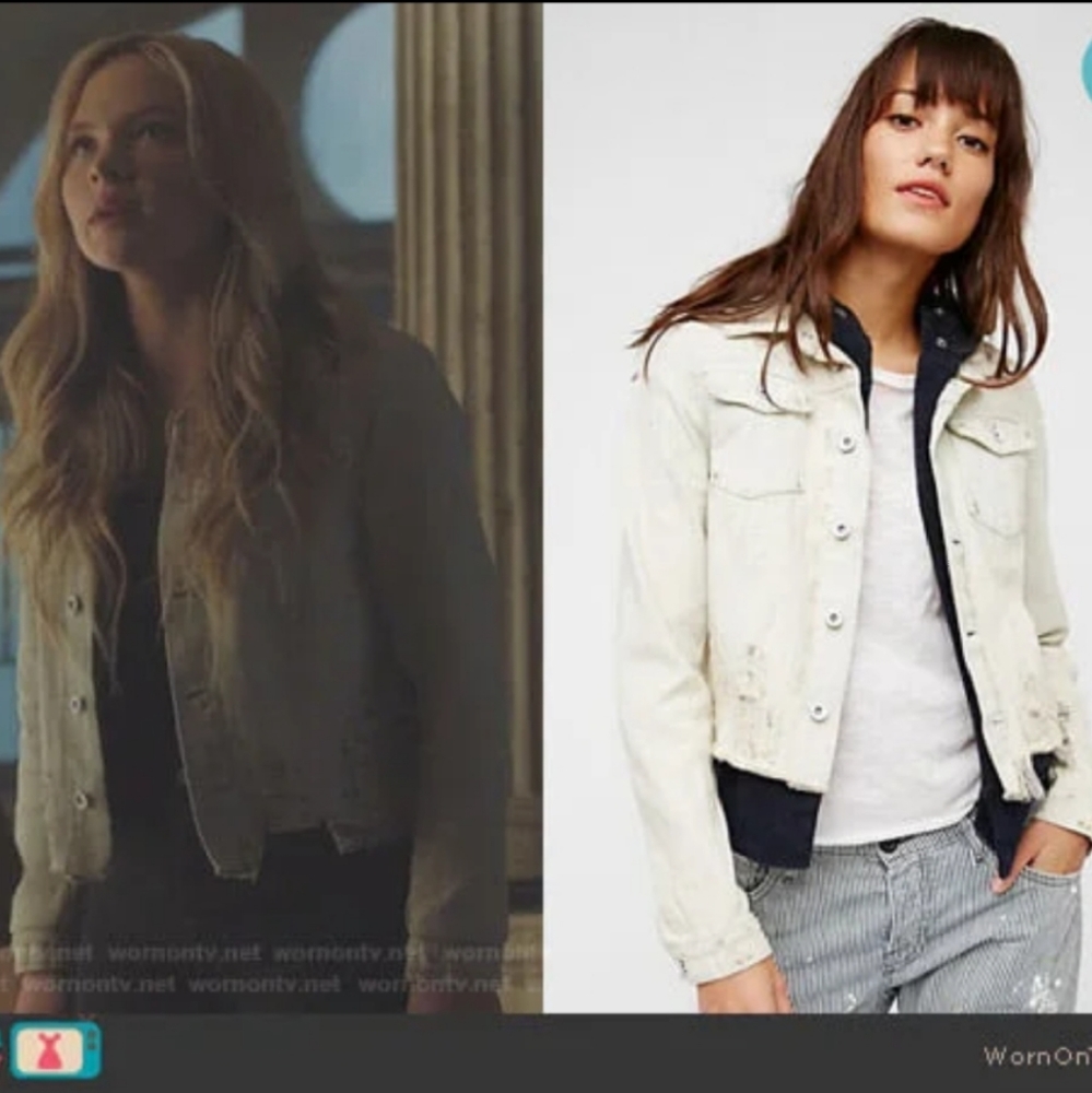 Free People Double Weave Denim Seen On Teen Wolf